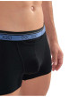 Thumbnail Lot de 3 boxers à coupe classique en coton noir uni avec logo - Image 10