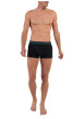 Thumbnail Lot de 3 boxers à coupe classique en coton noir uni avec logo - Image 2