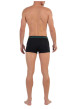 Thumbnail Lot de 3 boxers à coupe classique en coton noir uni avec logo - Image 3