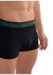 Thumbnail Lot de 3 boxers à coupe classique en coton noir uni avec logo - Image 4