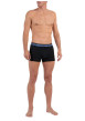 Thumbnail Lot de 3 boxers à coupe classique en coton noir uni avec logo - Image 8