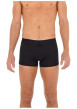 Thumbnail Lot de 3 boxers classiques en coton noir uni avec logos noirs - Image 2