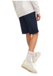 Thumbnail Short jogging en coton mélangé marine avec logo imprimé en rouge et blanc - Image 4