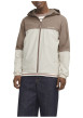 Thumbnail Blouson manches longues marron et beige à coupe droite avec col à capuche - Image 5