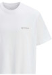 Thumbnail T-shirt en coton blanc à coupe large avec col rond et cheval imprimé au dos - Image 3
