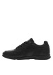 Thumbnail Sneakers noires à talon plat avec logos blancs et lacets plats - Image 2
