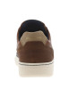 Thumbnail Baskets en cuir cognac à semelle blanche avec lacets plats marrons - Image 6
