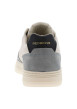 Thumbnail Tennis en cuir blanches et bleues à semelle translucide avec logos dorés - Image 6