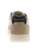 Thumbnail Tennis en cuir blanches et beiges avec logos dorés et semelle translucide - Image 6