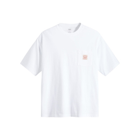 T-shirt en coton blanc uni avec une coupe...