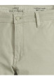 Thumbnail Chino en coton beige uni avec une coupe slim et des passants pour ceinture - Image 3