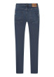 Thumbnail Jean en coton indigo uni avec logo brodé et passants pour ceinture - Image 2