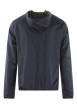 Thumbnail Blouson marine uni à coupe droite, col à capuche et poches zippées - Image 2