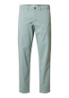 Thumbnail Chino en coton vert d'eau uni à coupe slim avec 2 poches boutonnées