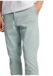 Thumbnail Chino en coton vert d'eau uni à coupe slim avec 2 poches boutonnées - Image 6