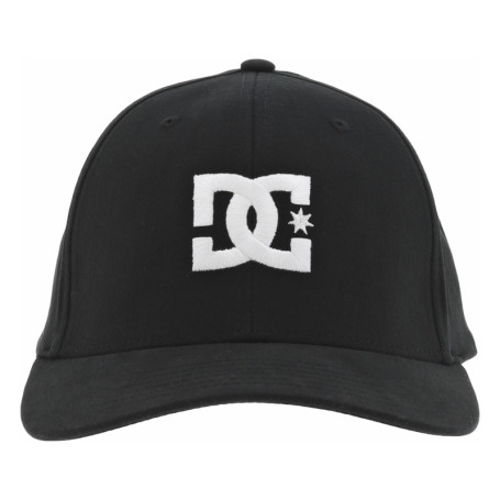 Casquette strapback en coton noire unie avec le...