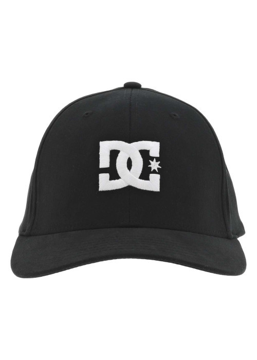 Casquette strapback en coton noire unie avec le logo brodé à l'avant