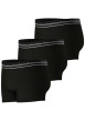 Thumbnail Lot de 3 boxers classiques en coton noirs unis avec le nom de la marque - Image 3
