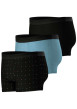 Thumbnail Lot de 3 boxers classiques en coton bicolores à pois et à ceinture élastiquée - Image 2
