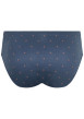 Thumbnail Slip en coton bleu marine à minis motifs avec une taille basse - Image 2