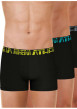 Thumbnail Lot de 3 boxers classiques en coton noirs unis avec le nom de la marque - Image 3