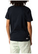 Thumbnail T-shirt en coton bleu marine à imprimé tête de mort avec un col rond - Image 6