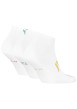 Thumbnail Lot de 3 paires de chaussettes basses blanches unies avec le nom de la marque - Image 2