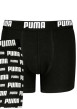 Thumbnail Lot de 2 boxers classiques en coton noirs imprimés nom de la marque - Image 3