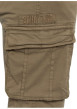 Thumbnail Cargo en coton kaki uni avec une coupe slim fit et des poches à rabat - Image 3