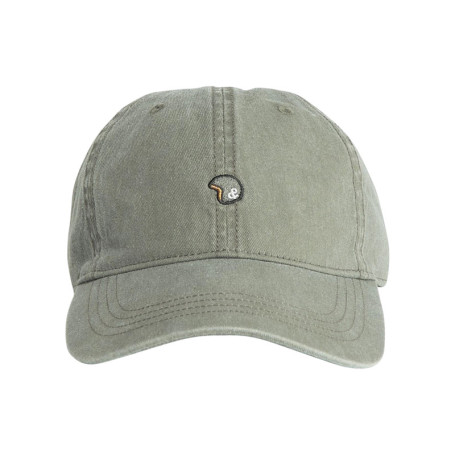 Casquette grise unie avec une fermeture...