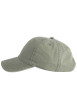 Thumbnail Casquette grise unie avec une fermeture ajustable à l'arrière - Image 2