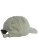Thumbnail Casquette grise unie avec une fermeture ajustable à l'arrière - Image 3