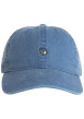 Thumbnail Casquette indigo unie avec une fermeture ajustable à l'arrière