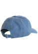 Thumbnail Casquette indigo unie avec une fermeture ajustable à l'arrière - Image 3