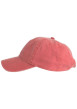 Thumbnail Casquette rouge unie avec logo iconique brodé sur le devant - Image 2