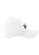 Thumbnail Casquette en coton blanche unie avec logo noir brodé à l'avant - Image 6