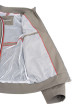 Thumbnail Blouson kaki uni avec une coupe droite un col montant et une fermeture zippée - Image 4