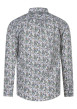 Thumbnail Chemise en coton blanche à imprimé liberty avec un col américain - Image 2