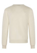 Thumbnail Pull beige uni avec une coupe droite à col rond et des manches longues - Image 2