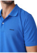 Thumbnail Polo en coton biologique indigo uni avec une coupe droite et un col à revers - Image 3