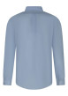 Thumbnail Chemise en coton bleue ciel à carreaux avec un col boutonné des manches longues - Image 2