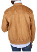 Thumbnail Blouson camel uni avec une coupe droite à col rond et logo iconique - Image 2