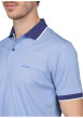 Thumbnail Polo ciel uni avec une coupe droite et un col à revers à manches courtes - Image 3