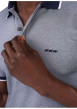 Thumbnail Polo marine uni avec une coupe droite à col à revers et des manches courtes - Image 3