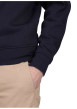 Thumbnail Sweat marine uni avec une coupe droite et un col rond à logo iconique - Image 4
