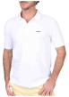 Thumbnail Polo en coton biologique blanc uni avec une coupe droite et un col à revers