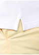 Thumbnail Polo en coton biologique blanc uni avec une coupe droite et un col à revers - Image 3