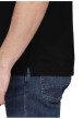 Thumbnail Polo en coton biologique noir uni avec une coupe droite et un col à revers - Image 4
