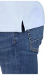 Thumbnail Polo en coton biologique ciel uni avec un col français et une coupe droite - Image 4