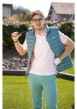 Thumbnail Polo en coton biologique rose uni avec une coupe droite et un col à revers - Image 3